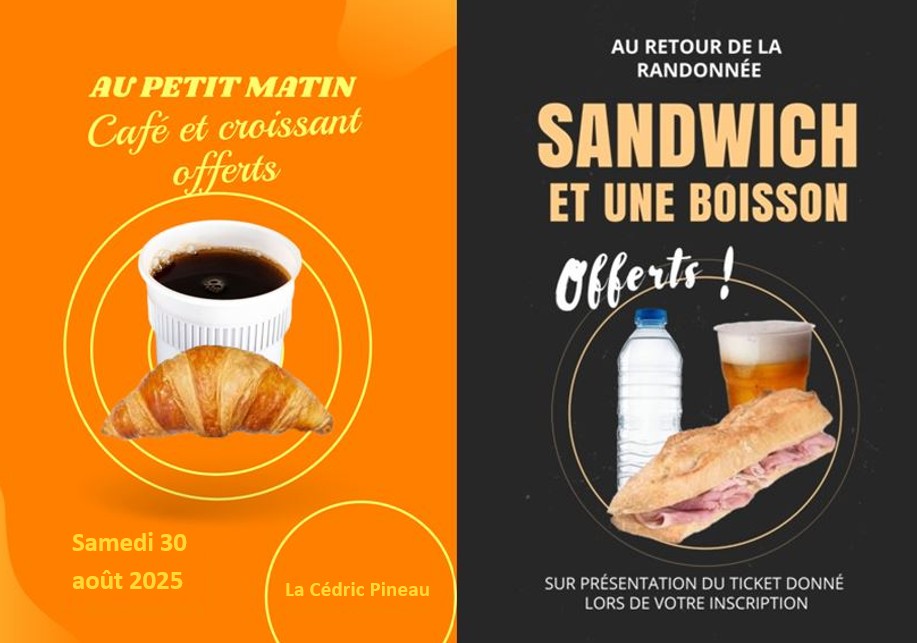 Affiche Café Croissant Boisson Sandwich