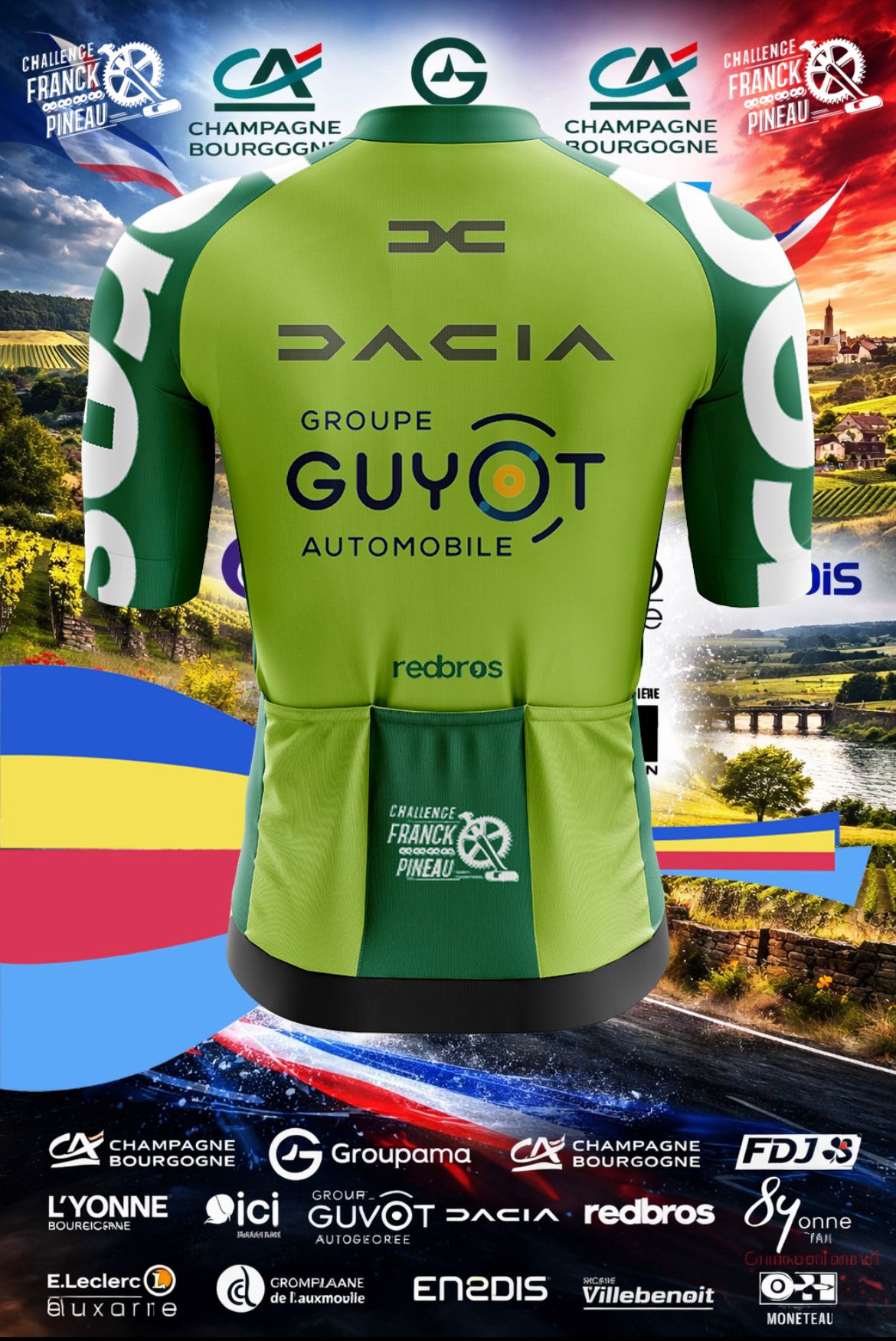 Maillots Rebros Challenge franck Pineau 2026